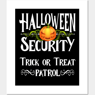 Halloween Security Posters and Art